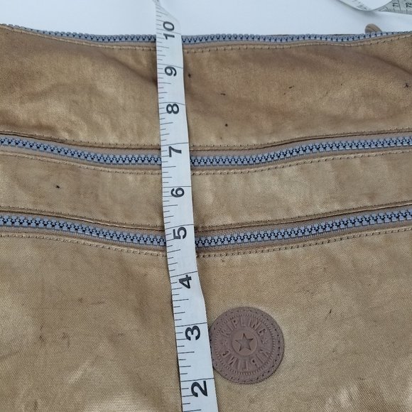 Kipling Alvar Cross Body Bag Gold Strap Purse - Picture 12 of 14